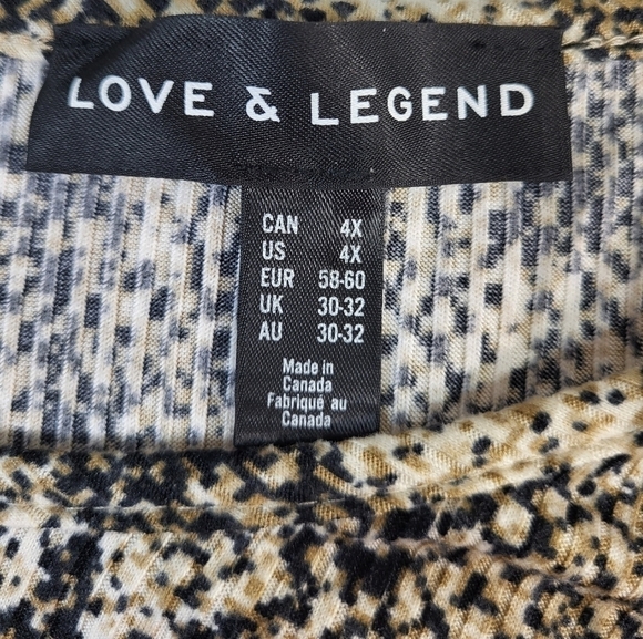 Love & Legend Snakeskin Knotted Blouse - Picture 8 of 8